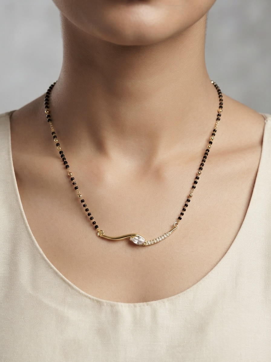 Anaya Geometric Drop Necklace