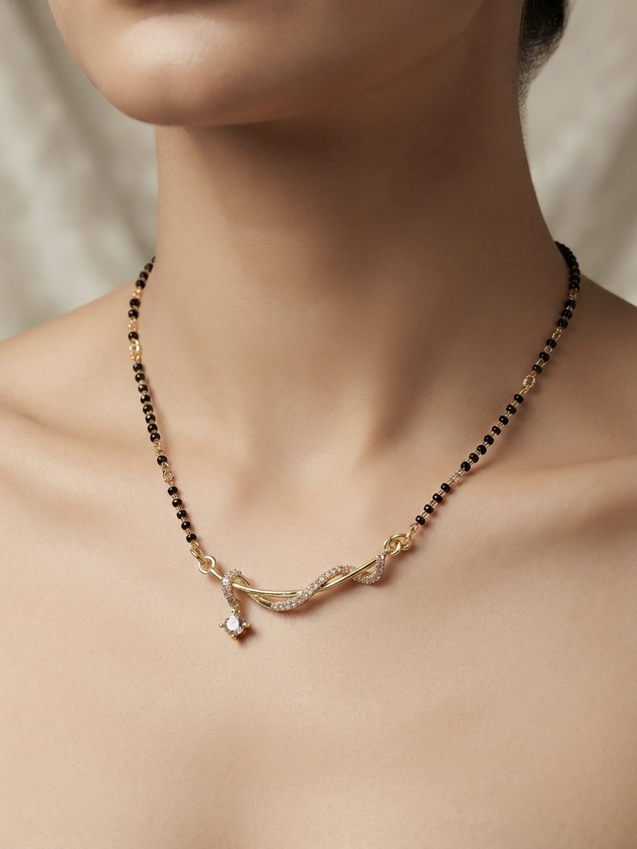 Diya Floral Pink Stone Necklace